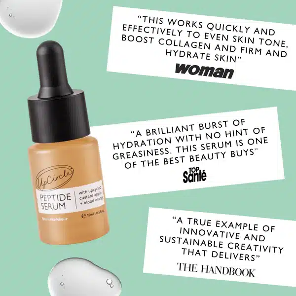 Upcircle Peptide Serum with Custard Apple + Blood Orange - Image 3