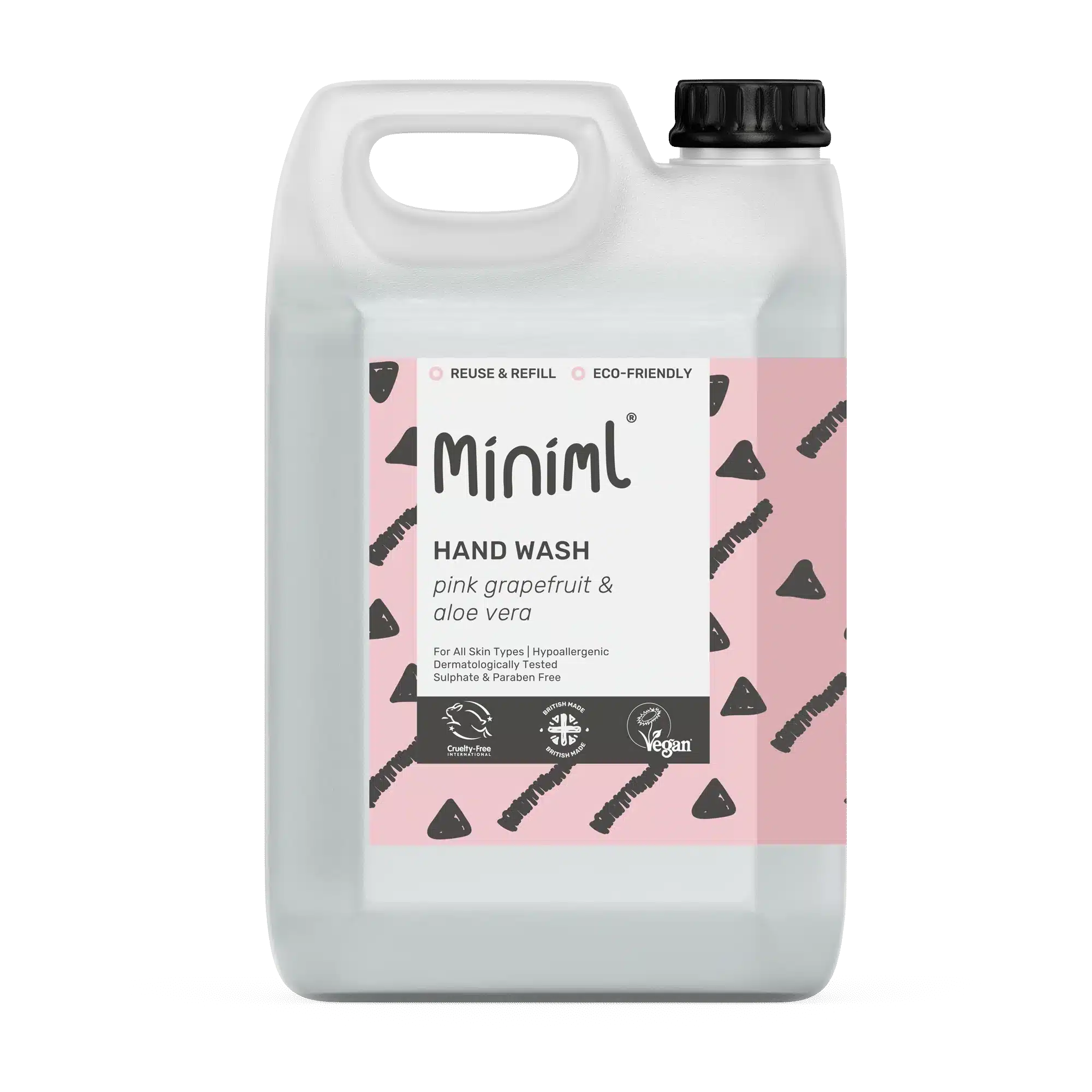 Miniml Hand Soap - Pink Grapefruit & Aloe Vera 5L