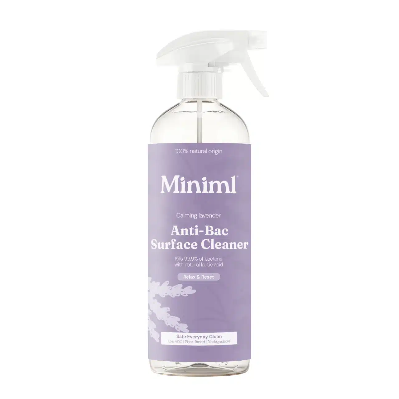Miniml Anti-Bac Surface Spray Cleaner - French Lavender
