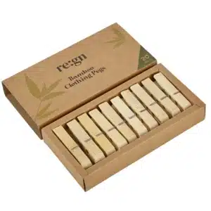 Bamboo Clothes Pegs - 20 Pack