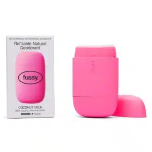 Fussy Refillable Natural Deodorant Case - Coconut Milk