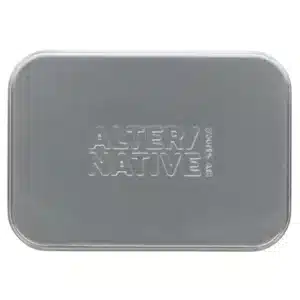 Aluminium Travel Soap Tin Rectangle