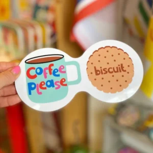 Coffee and Biscuit Double Coaster