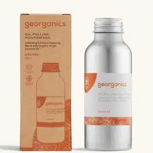 Georganics Oil Pulling Mouthwash Orange