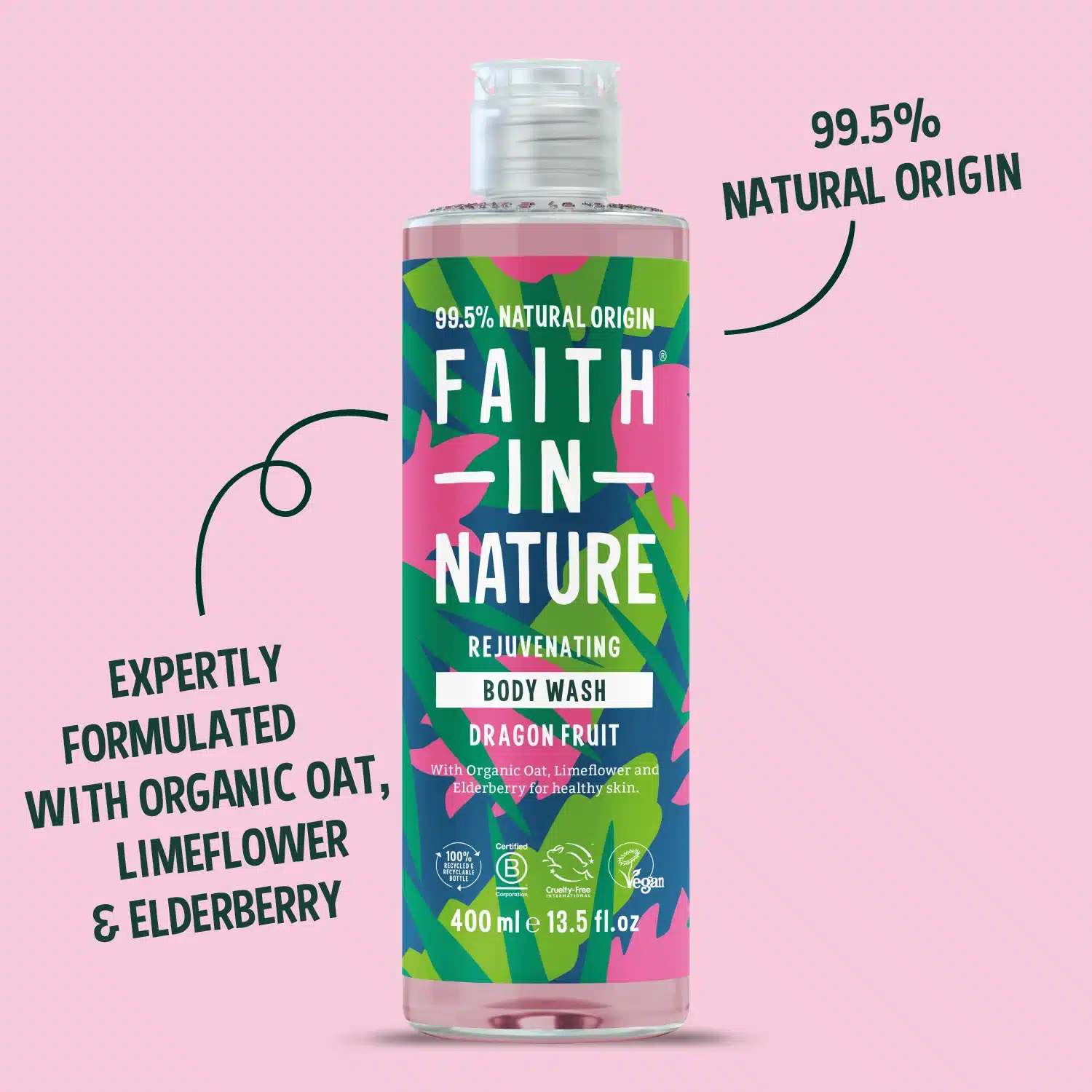 Faith In Nature Dragonfruit Body Wash 400ml