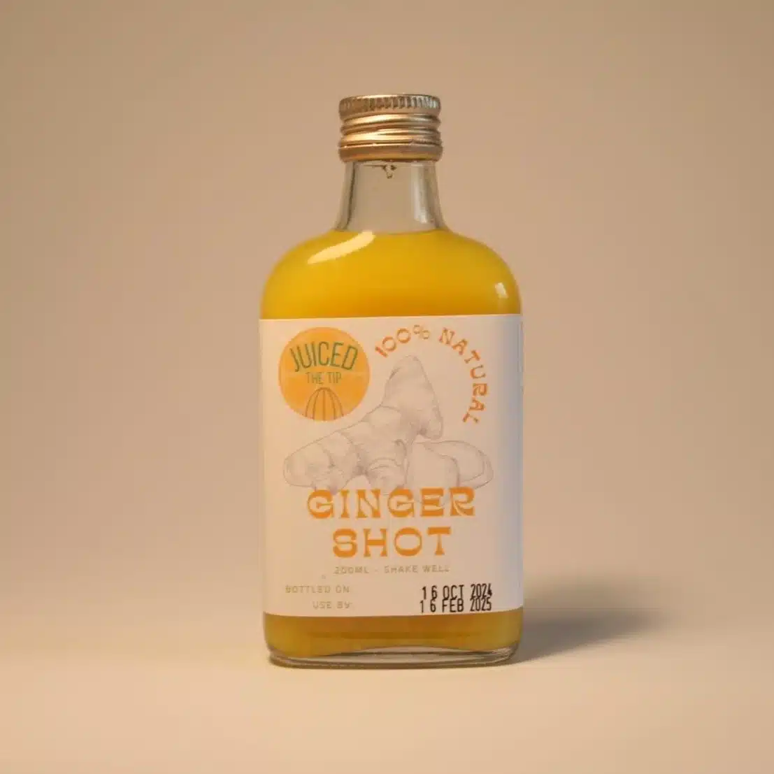 Juiced The Tip Ginger Shot 200ml - Image 3