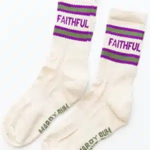 Faithful Slogan Sports Socks - Mardy Bum