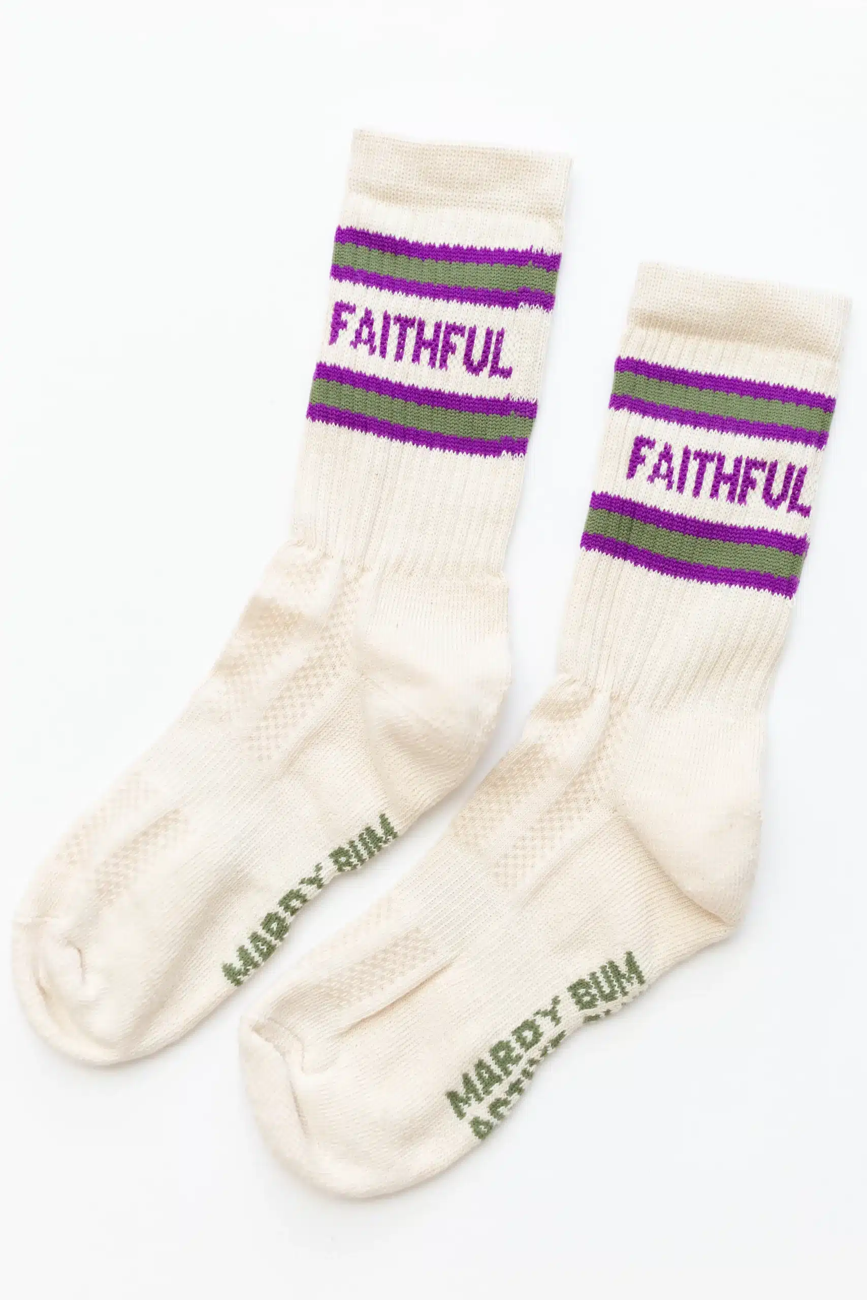 Faithful Slogan Sports Socks - Mardy Bum