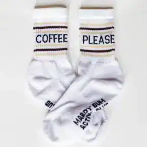 Coffee Please Sports Socks - Mardy Bum