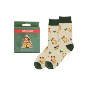 Bare Kind Christmas Capybara Socks UK 7-11